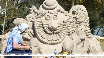 Gomel hosts first sand sculpture festival in Belarus